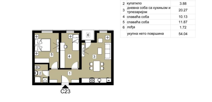 Stan u izgranji 114 m², Obrenovac, 115.000 € (POVRAT PDV-a)