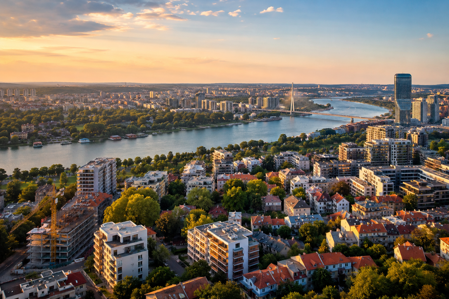 Cene nekretnina u Beogradu 2026 – pogled na stambene zgrade, novogradnju i gradske četvrti