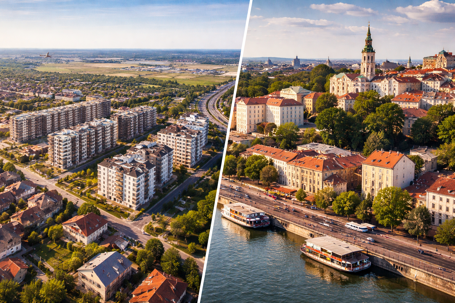 Surčin novogradnja i Stari Grad Beograd – poređenje lokacija za kupovinu stana i izdavanje
